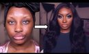 Get Ready with Me | Green Eyeshadow for Dark Skin! | Makeupd0ll