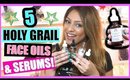 TOP 5 HOLY GRAIL FACE OILS AND SERUMS! │ ANTI AGING, ANTI WRINKLE, YOUNGER LOOKING SKIN PRODUCTS