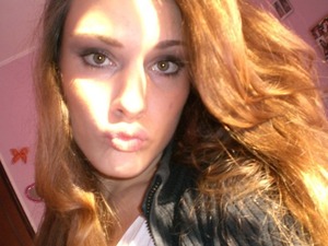 Eyes: black kajal "deborha milano" blush: peach "deborha milano" foundation: fit me "maybelline" powdre: bronzer "kiko milano"