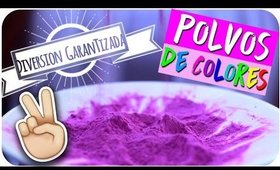 DIY ¿Cómo hacer polvos de colores? - POLVOS HOLI PARA JUGAR | Kika Nieto
