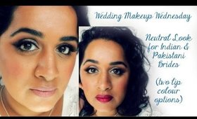 Wedding Makeup Wednesday: Neutral, Dramatic Look for South Asian Brides