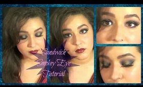 Sandwich Smokey Eye Makeup Tutorial (NoBlandMakeup)