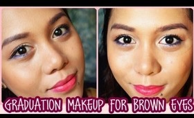 GRADUATION MAKEUP FOR BROWN EYES