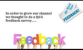 Happy New Year & Q&A feedback survey form,help us to grow.