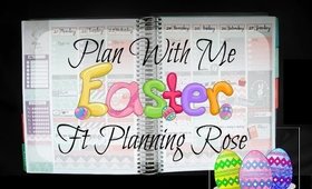 Plan With Me: Happy Easter! (Ft Planning Roses