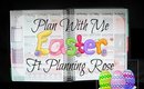 Plan With Me: Happy Easter! (Ft Planning Roses