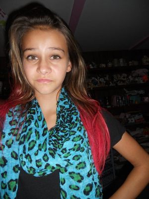 Pink dip dyed (: