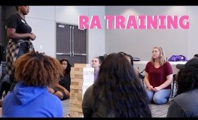 RA TRAINING VLOG (week #1) | 2017-2018 Edition