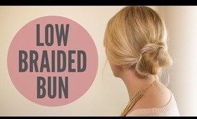 Easy Low Braided Bun