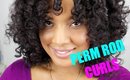 HOW TO: EASY HEATLESS CURLS USING PERMRODS