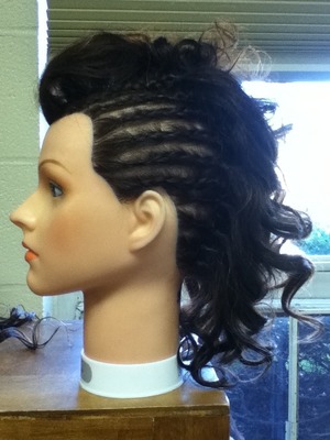 Did this in my Cosmetology class.