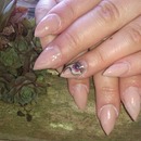 naturel almond nails 