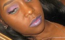 Makeup tutorial | Glitter eye w/ Blue Lips