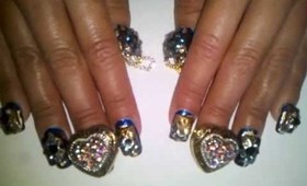 "24kt Quetzal" 5D by BellaGemaNails