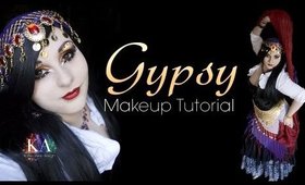 Gypsy Halloween Makeup Tutorial