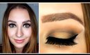 Halo Eye Makeup Tutoiral | Black & Gold