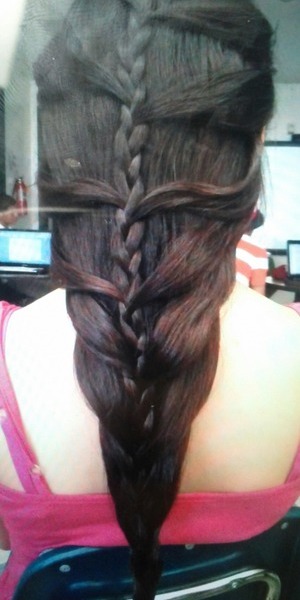 I did it on my friend's hair((: