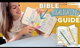 How to Highlight Your Bible! (8 Ideas for Color Coding Your Bible)