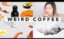 ☕️ Taste Test Weird Tech Coffee Hacks ☕️ Coffee Cubes, Soylent Coffiest, and Bulletproof Coffee!