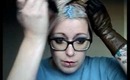 Transformation cheveux - Du blond au turquoise