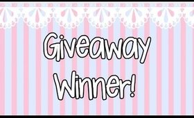 GIVEAWAY WINNER! | Camille Co