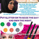 How to use glitter