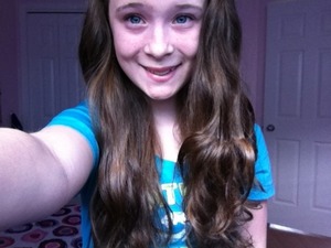 Beach-Like waves created from a simple hair curler! 