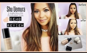 Review & Demo: Shu Uemura Lightbulb Foundation | TheMaryberryLive