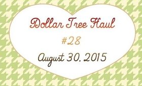 Dollar Tree Haul #28 | August 30, 2015 | PrettyThingsRock