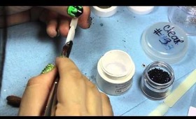 Next Top Nail Artist Black Swan Nails