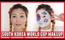 South Korea World Cup 2018 Makeup Tutorial