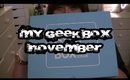 My Geek Box - November 2014 - Best Of British