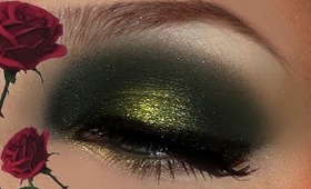 Rusted gold Fall make-up / Disney series Beauty and the Beast inspired