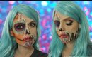 Melted Sugar Skull Makeup Tutorial Halloween 2016 inspired DESI PERKINS I SmashinBeauty