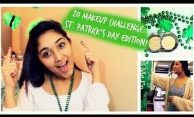 20 Makeup Challenge: St. Patrick's Day Edition!! | 2015
