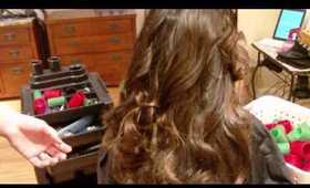 How To Curl Your Hair With Velcro Rollers: Big Wavy Curls: Final Results (Part 2 of 2)