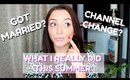 Q&A GIRL TALK: WHAT I REALLY DID THIS SUMMER, OUR WEDDING AND PICTURES ETC.