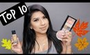 TOP 10 DRUGSTORE PRODUCTS | 2015