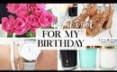 What I Got For My Birthday | PR Package Haul