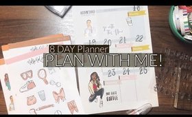 #planwithme 8 Day Planner Printable A5 Sheet