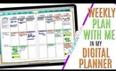 Setting up Weekly Digital Plan With Me October 14, Digital PWM October 14 to October 20