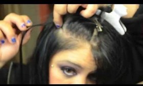 Micro ring loop hair extensions how to apply step-by-step