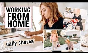 DAY IN THE LIFE: WORKING FROM HOME | Kendra Atkins