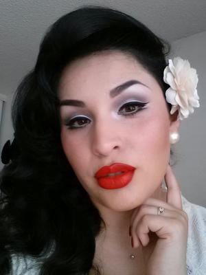 My vintage inspired look for a wedding