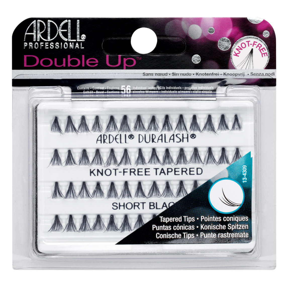 Ardell Double Up Soft Touch Individuals Knot-Free Lashes  Double Up Short Black alternative view 1.
