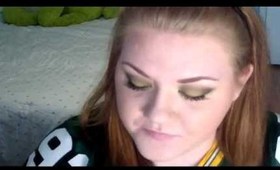 NFL Sunday Series: GreenBay Packers Inspired Makeup Look!!!