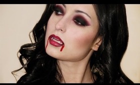 Sexy Vampire Halloween Makeup Look