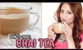 HOW TO MAKE CHAI │ DIY GINGER TEA AT HOME │ The EASIEST CHAI TEA Recipe Ever! │ Ginger Milk Tea DIY