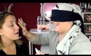 BLINDFOLDED MAKEUP CHALLENGE