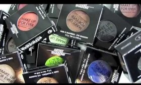 MAKEUP FOREVER 30th Anniversary Eye Shadow Review 2014